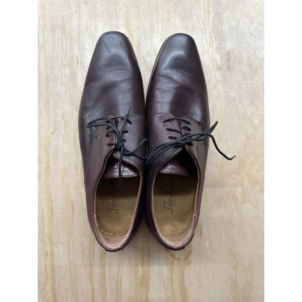 Florsheim Men’s Dress Shoes‎ Brown Leather Lace Up Oxford 10D Shoe Work Comfort